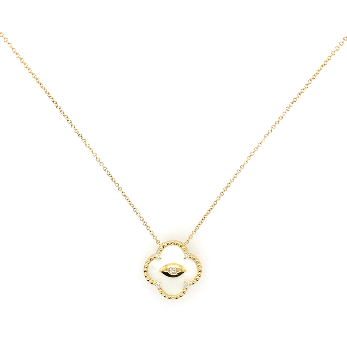 Gold Mother of Pearl Necklace