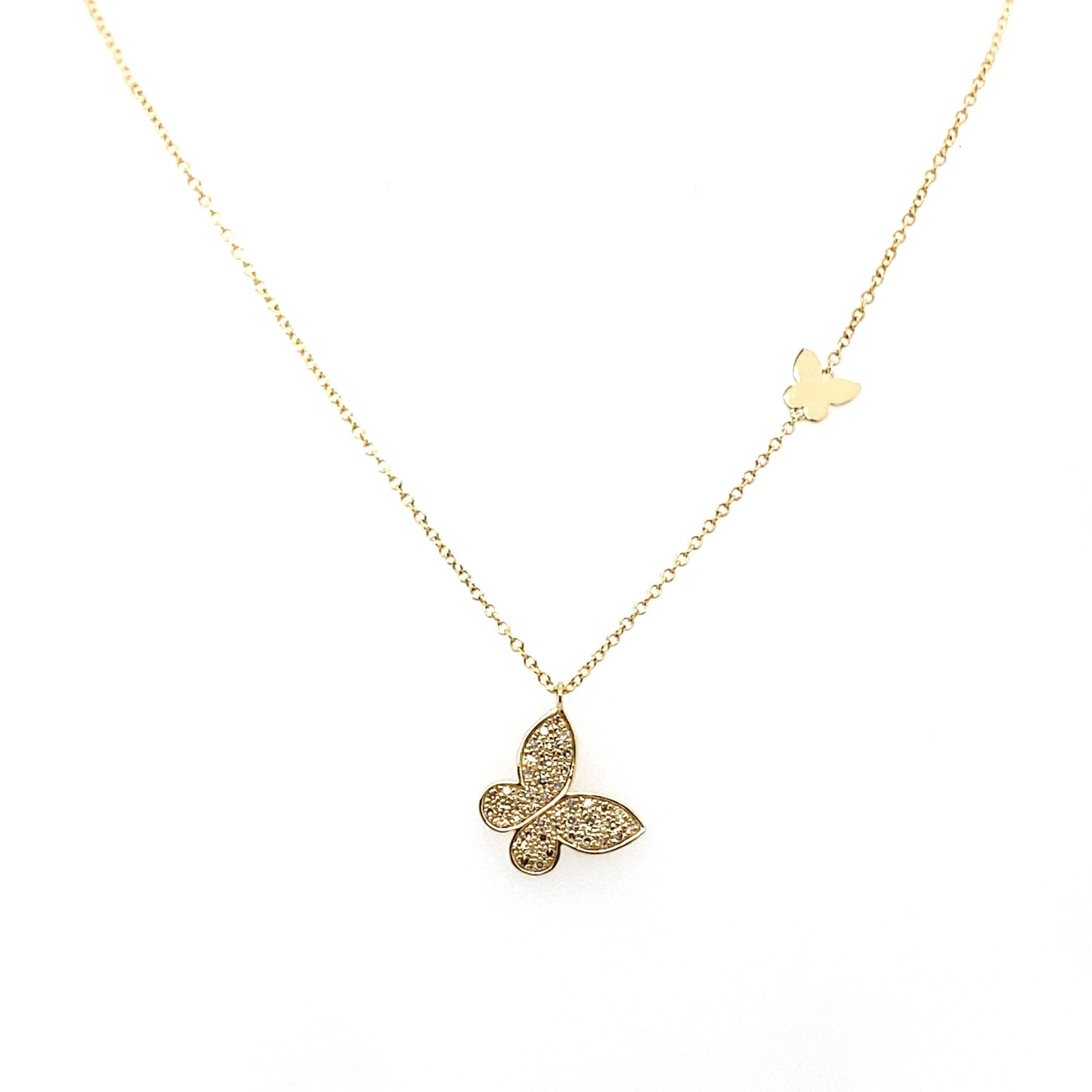 Gold Butterfly Necklace