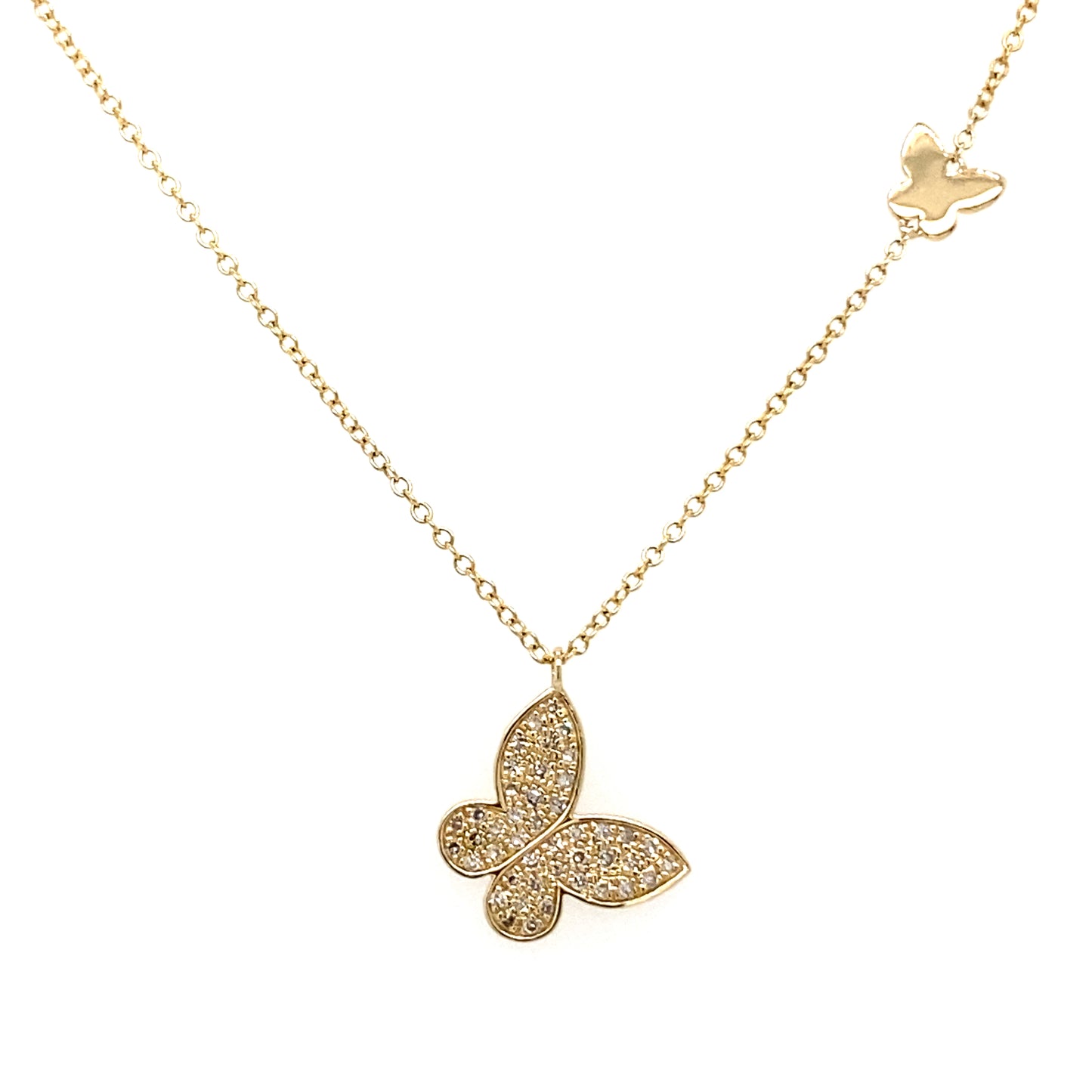 Gold Butterfly Necklace