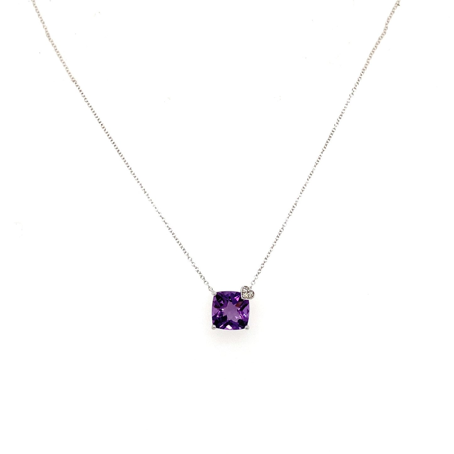 Purple with heart diamond