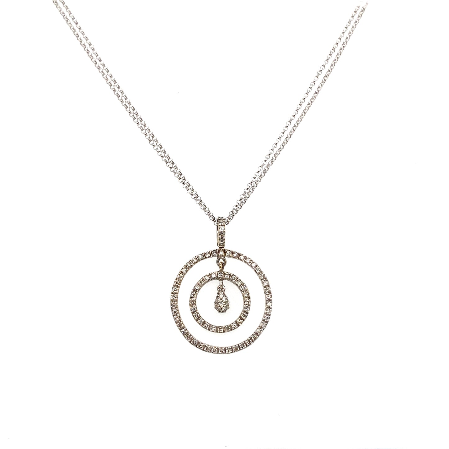 Diamond Circle Necklace