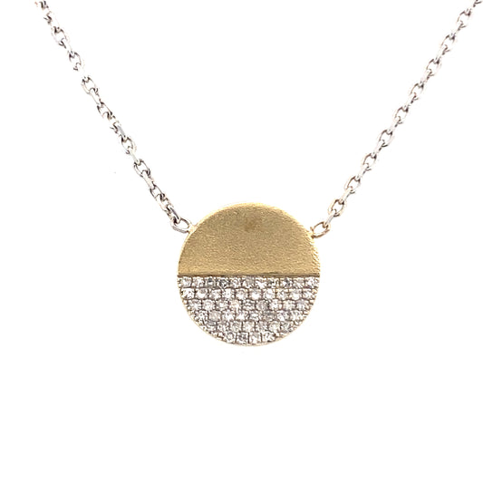 Gold Circle Necklace